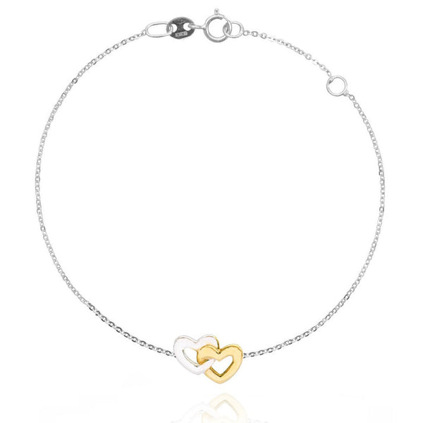Bracciale Cuore doppio - Gioielleria Fondente