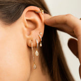 Helix Piercing Mini Cerchietto Drop - Gioielleria Fondente