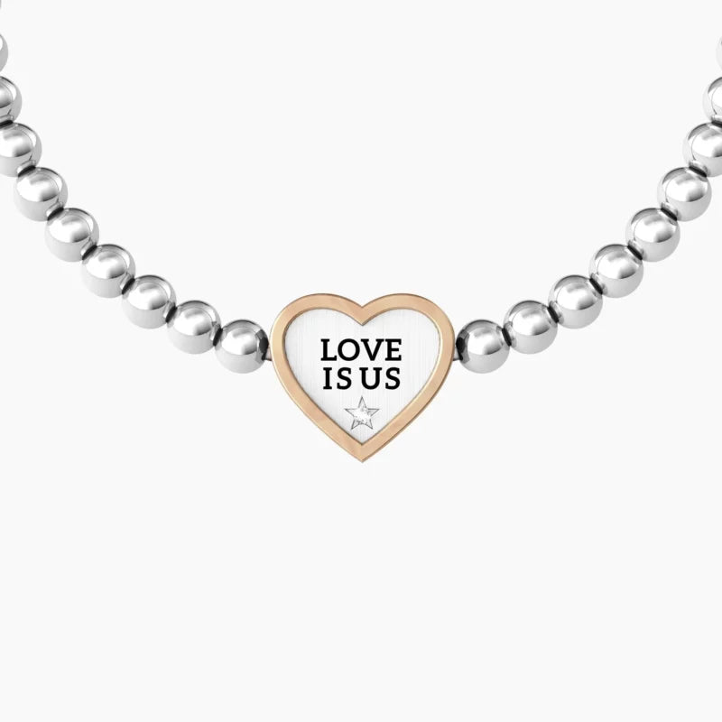 Set di Bracciali Lui & Lei "Love is us" - Gioielleria Fondente
