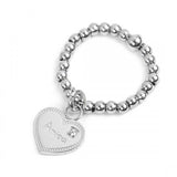 15AN014-M ANELLO ELASTICO CON PENDENTE CUORE AMICA