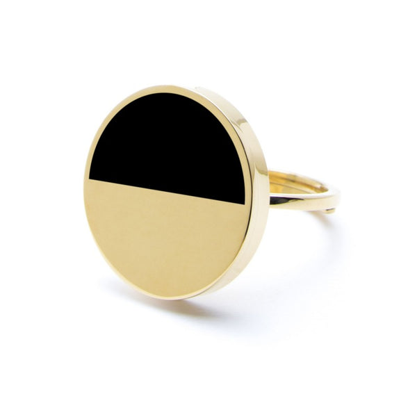 2an0031g-ng Anello nero e oro