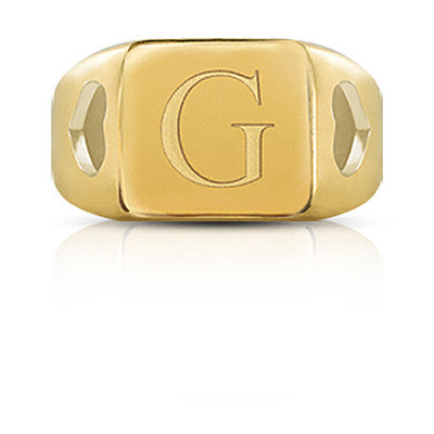Anello icon "G" - Gioielleria Fondente