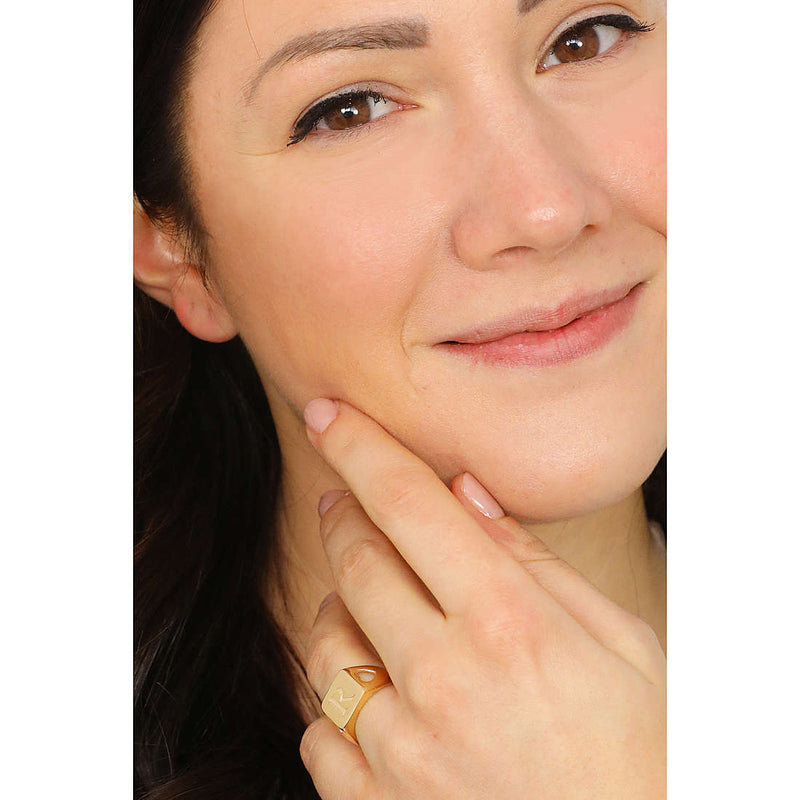 Anello icon "R" - Gioielleria Fondente