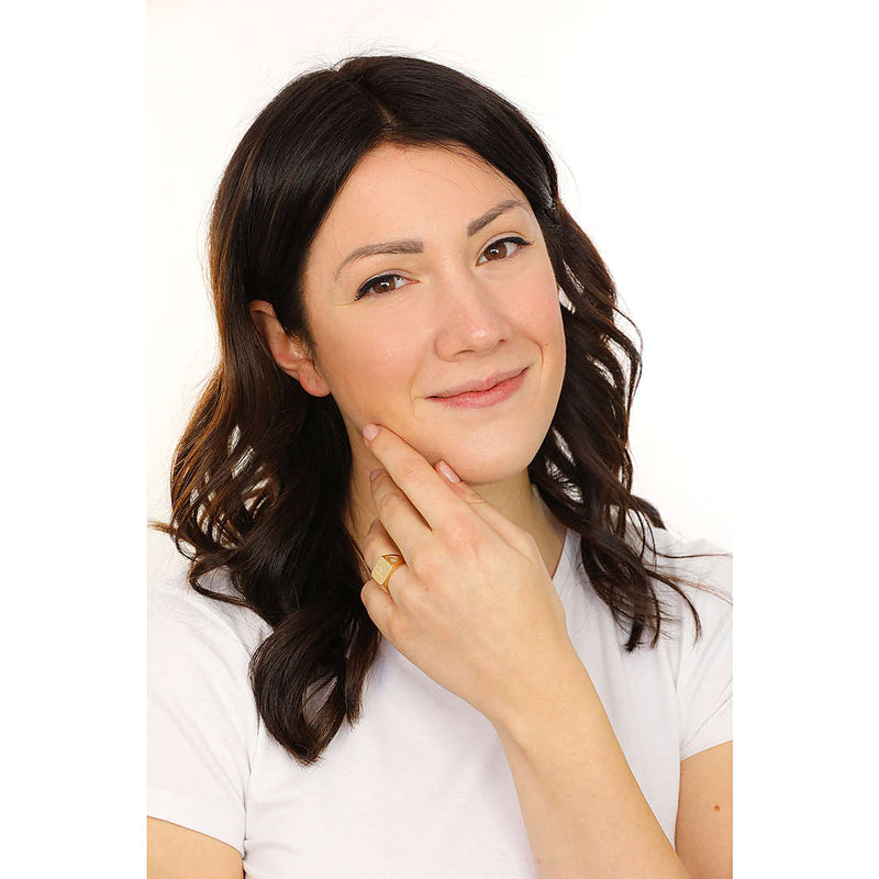 Anello icon "R" - Gioielleria Fondente