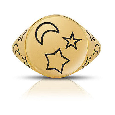 Anello icon "Luna e stelle" - Gioielleria Fondente