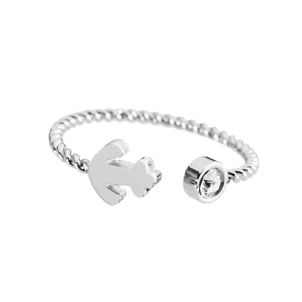 18an036-f Anello falange ancora swarovsky