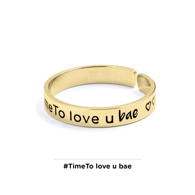 18an062g Anello love u bae
