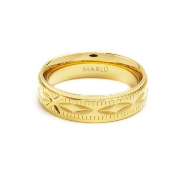 33an0003g Anello texture a nodo