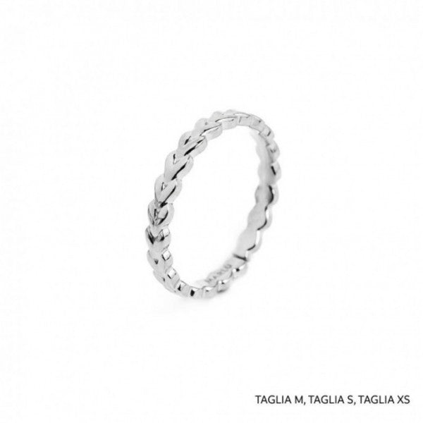18AN098-M ANELLO TRAMA CHEVRON 