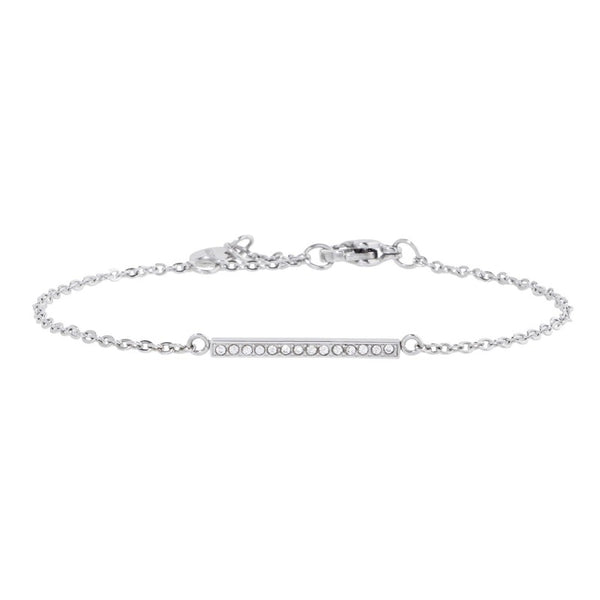 2br0042 Bracciale con barretta e strass
