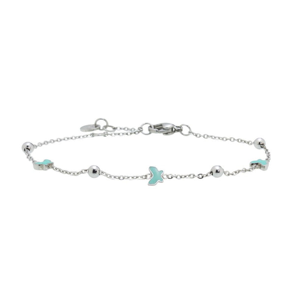 18br091t Bracciale con mini farfalline