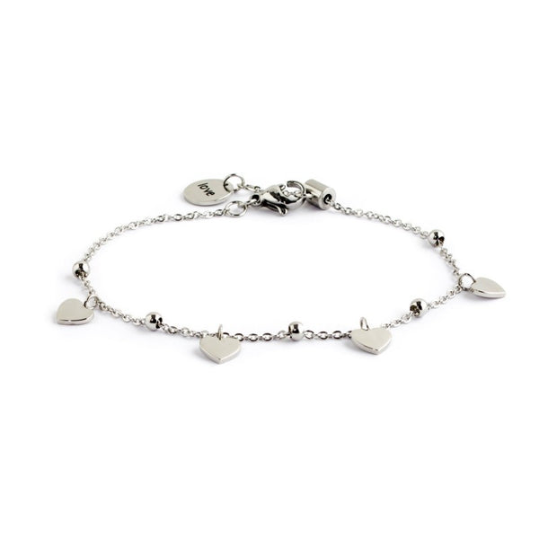 18br141 Bracciale cuori love