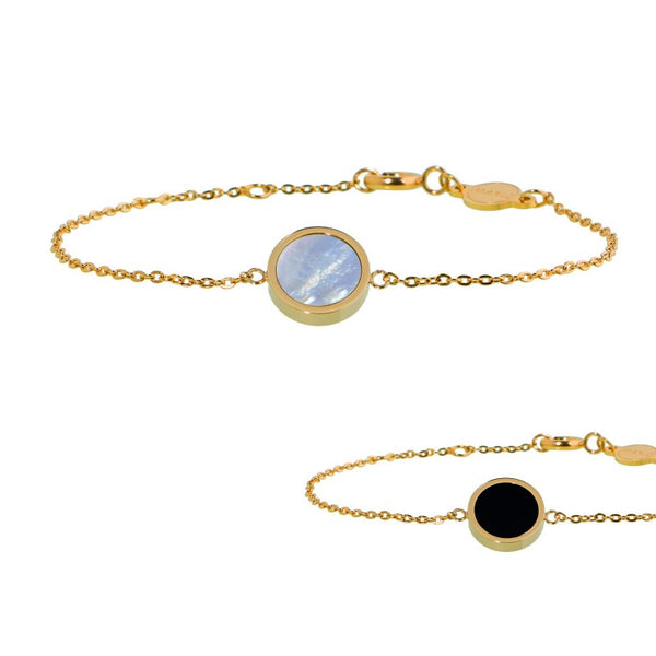 2br0045g Bracciale acrilico e madreperla
