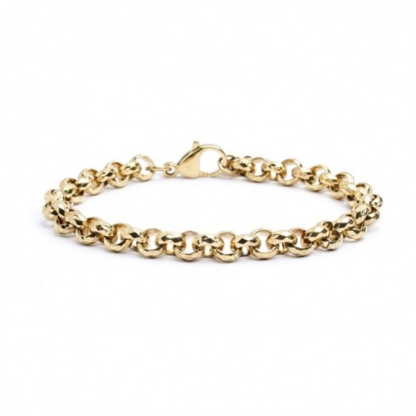 15BR032G BRACCIALE CATENA DIAMANTATA ROLO'