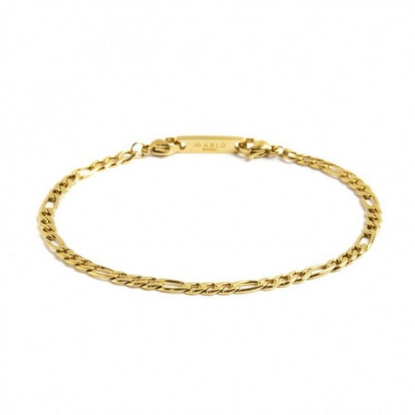 2br0062g Bracciale con catena figaro