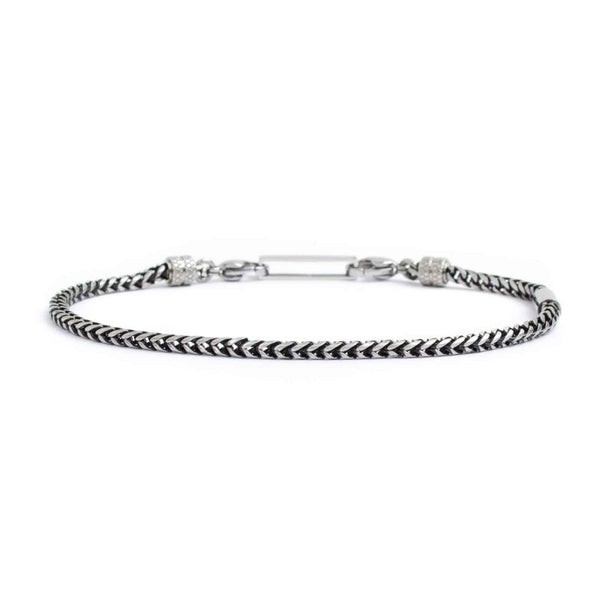 Bracciale catena fishbone 2,7mm - Gioielleria Fondente