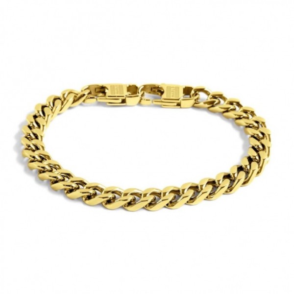1br0003g Bracciale catena grumetta 8mm