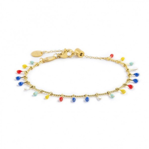 18br192g-rgb Bracciale catena grumetta