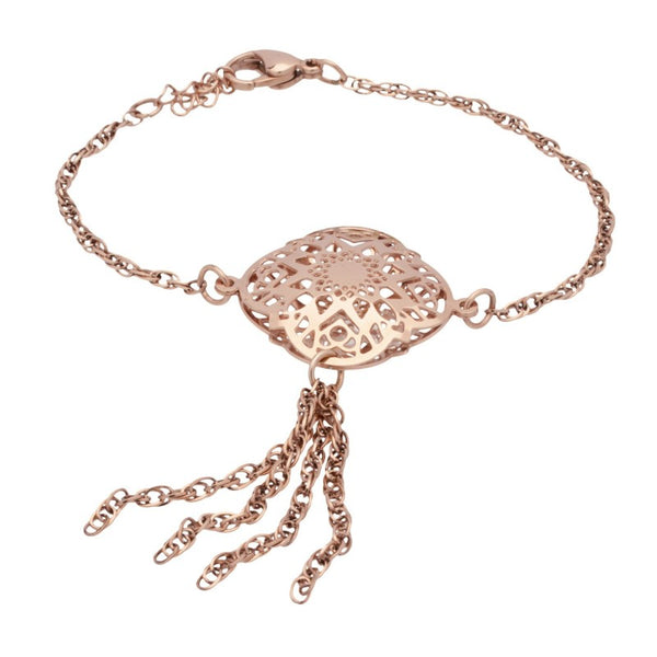 2br0029r Bracciale con fiore cristalli