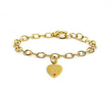BRACCIALE CON PENDENTE CUORE MAMMA - Gioielleria Fondente
