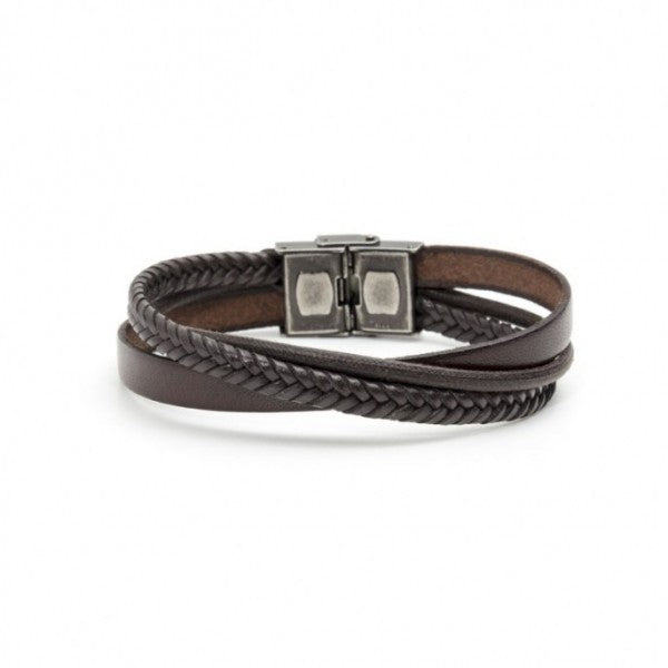 4br1799m BRACCIALE IN CUOIO