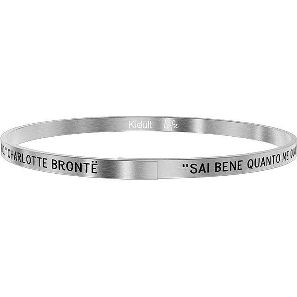731881 BRACCIALE "Sai bene quanto me qual è il valore dell'affetto di una sorella: non c'è nulla di simile in questo mondo" C. BRONTË