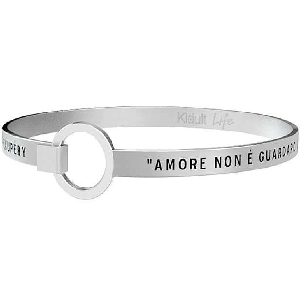731107 Bracciale Love "amore non è guardarci l'un l'altro ma guardare insieme nella stessa direzione"