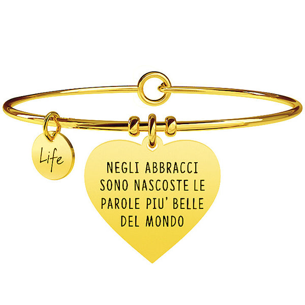 731356 Bracciale Love "Negli abbracci sono nascoste le parole più belle del mondo"