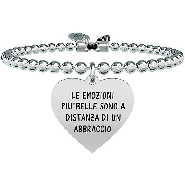 731425 Bracciale Love "le emozioni più belle sono a distanza di un abbraccio"