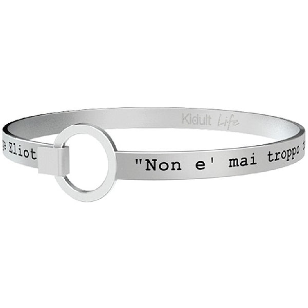731112 Bracciale Philosophy "Non È Mai Troppo Tardi Per Essere Ciò Che Avresti Potuto Essere"
