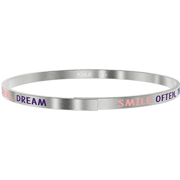 731742 Bracciale Love "Smile often think positively give thanks laugh loudly love others dream"