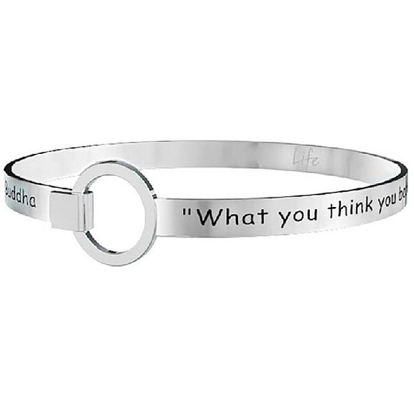 231718 Bracciale Spirituality "What You Think You Become What You Feel You Attract What You Imagine You Create"