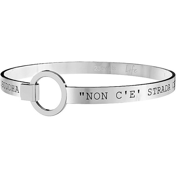 231720 Bracciale Spirituality "Non C'È Strada Che Porti Alla Felicità. La Felicità È La Strada"