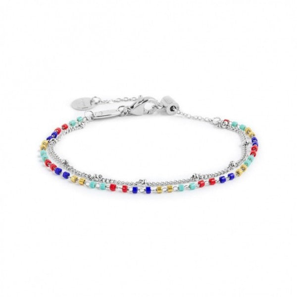 18br191-rgb Bracciale con doppia catena