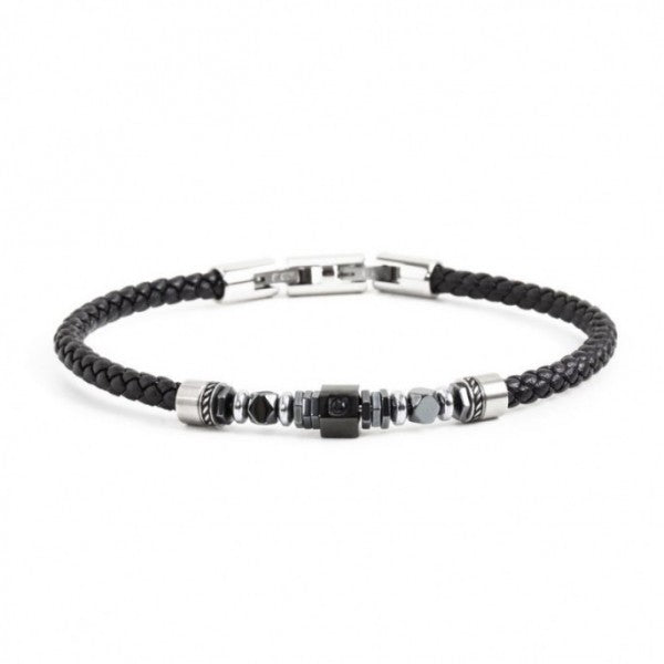 1br0039 Bracciale  ecopelle