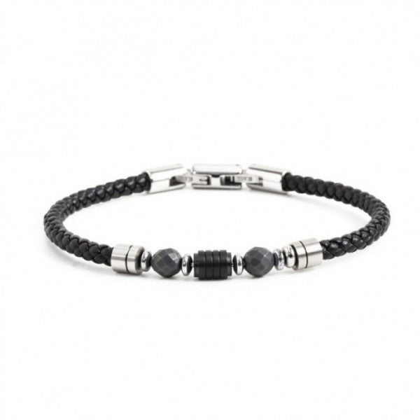 1br0043 BRACCIALE IN ECOPELLE