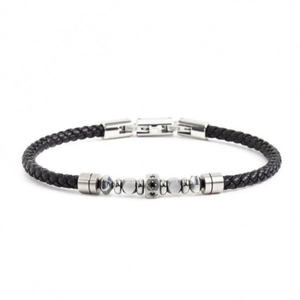 1br0044 BRACCIALE IN ECOPELLE