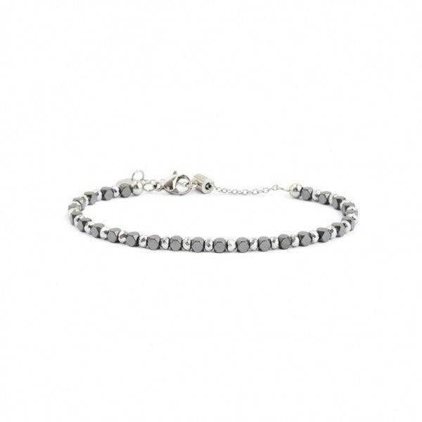 2br0083 BRACCIALE CON EMATITE CUBICA
