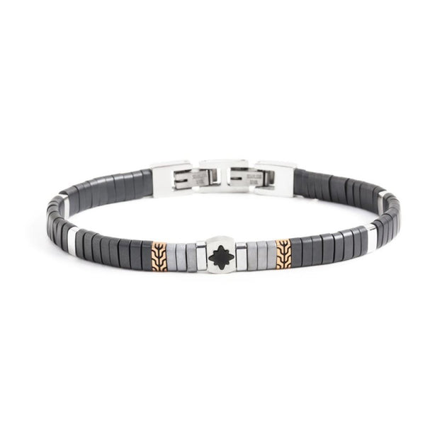 Bracciale ematite rosa dei venti - Gioielleria Fondente