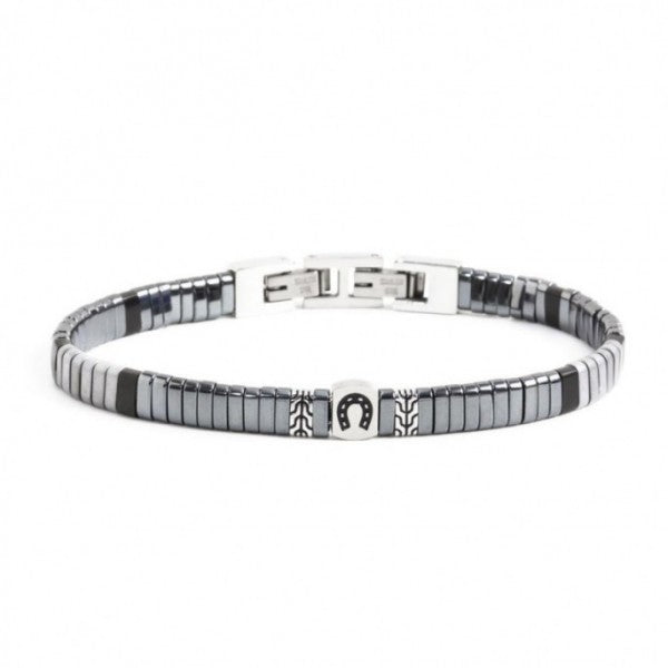 1BR0030E BRACCIALE IN EMATITE FERRO DI CAVALLO