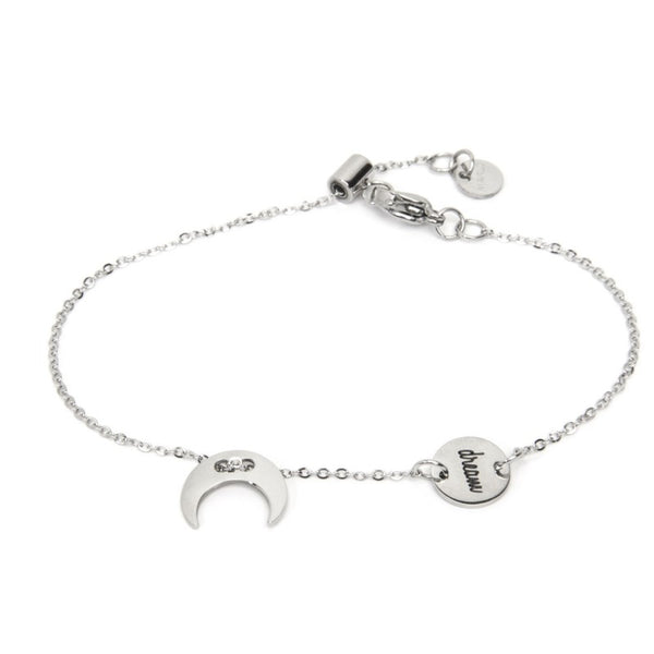 18br124 Bracciale luna dream con regolatore