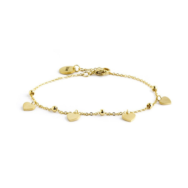 18br141g Bracciale cuori love