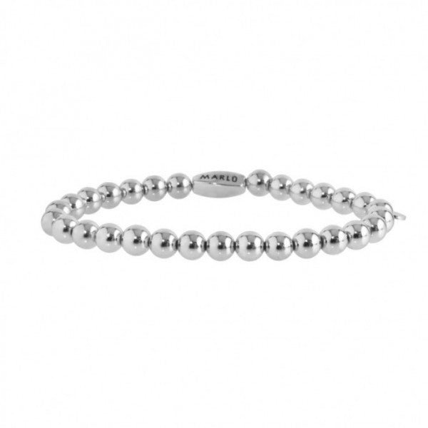 18br070-6 Bracciale elastico pallini 6mm