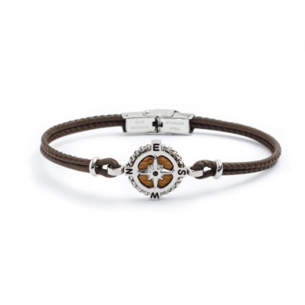 4br1818m Bracciale con rosa dei venti