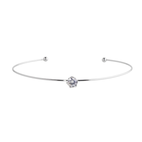 5br0115 Bracciale rigido solitario