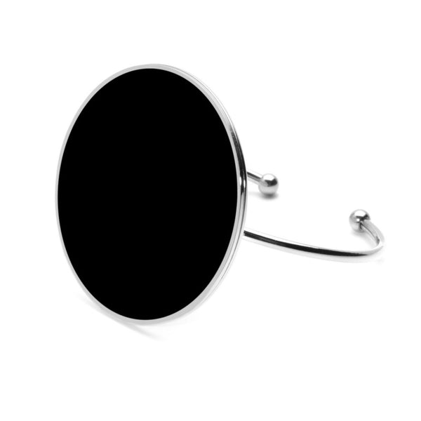 2br0055-n Bracciale rigido acrilico nero