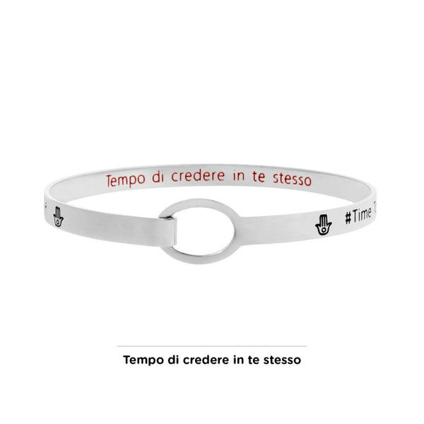 18br066 Bracciale rigido believe in yourself