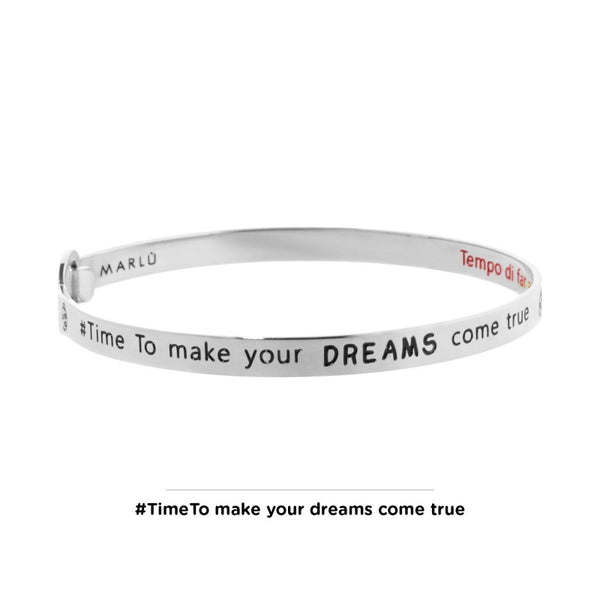 18br061 Bracciale rigido make your dreams come true