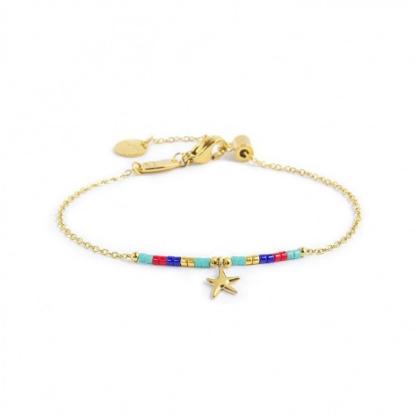 18br189g-rgb Bracciale "Stella marina"