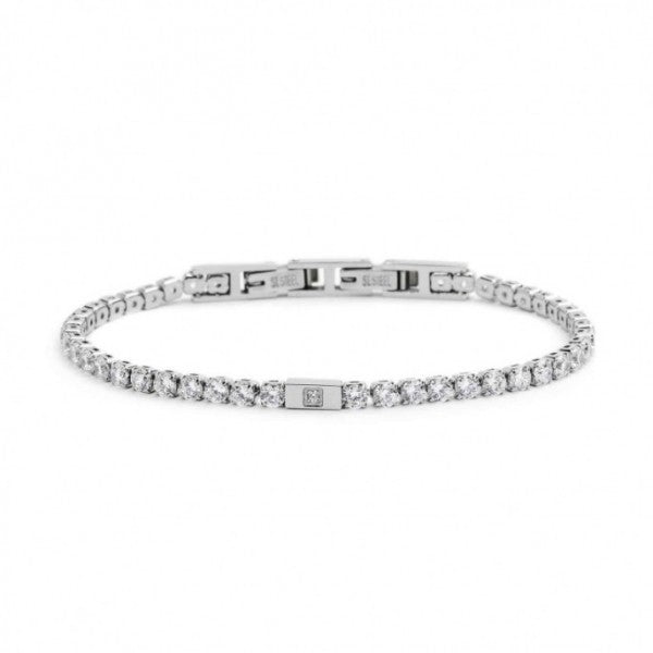 31BR0005W-S BRACCIALE TENNIS ZIRCONI BIANCHI 3MM